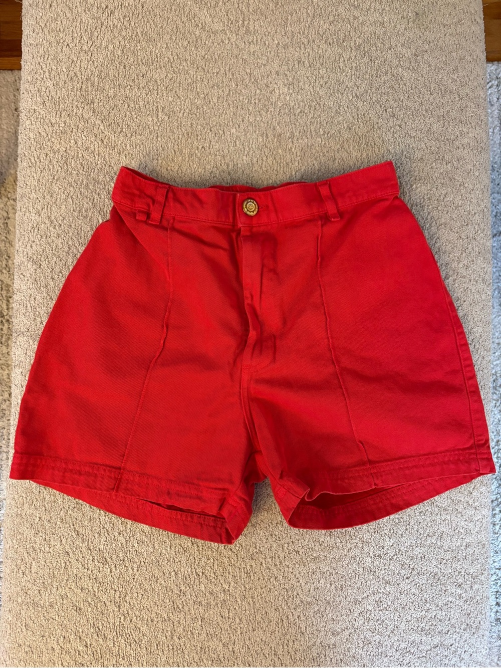 Big Bud Press Western Shorts in Mustang Red